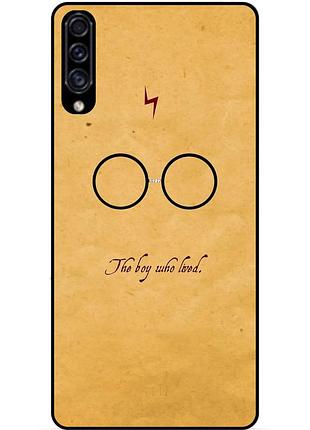 Чохол силіконовий бампер для samsung a10s з малюнком гаррі поттер harry potter окуляри