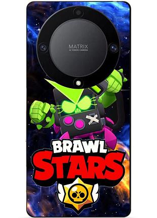 Силіконовий бампер чохол для huawei honor magic 6 lite з героєм космічний бравл віруш біт