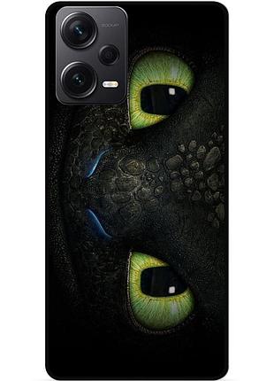 Силиконовый чехол для xiaomi redmi note 12 pro plus с картинкой как приручить дракона