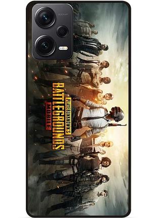 Силіконовий чохол бампер для xiaomi redmi note 12 pro plus з малюнком пабг pubg