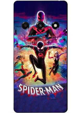 Чехол силиконовый бампер для xiaomi redmi a3 spider man человек паук майлз моралес