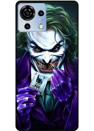 Силіконовий бампер чохол для zte blade v50 vita з малюнком joker джокер