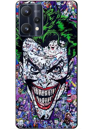 Силиконовый чехол бампер для realme 9 pro с рисунком джокер joker
