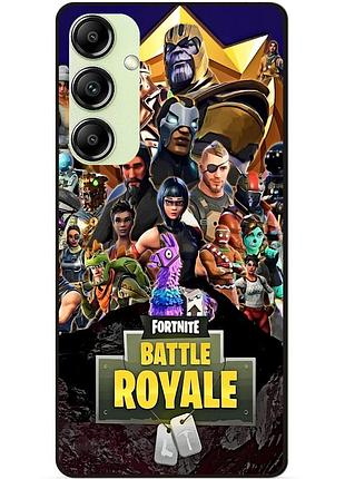 Силіконовий чохол бампер для samsung a04s з малюнком фортнайт fortnite
