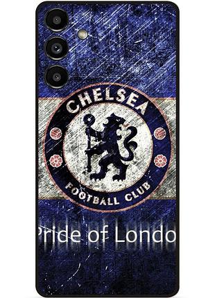 Силіконовий чохол бампер для samsung s21 з малюнком челси chelsea