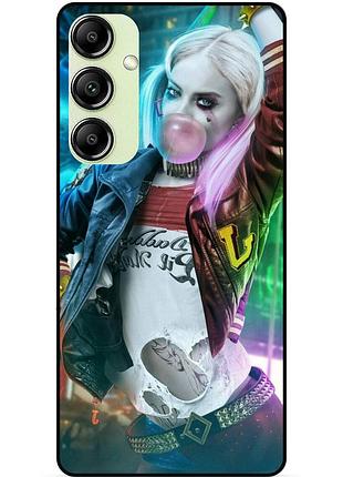Чехол силиконовый бампер для samsung m52 с рисунком harley quinn харли квинн joker