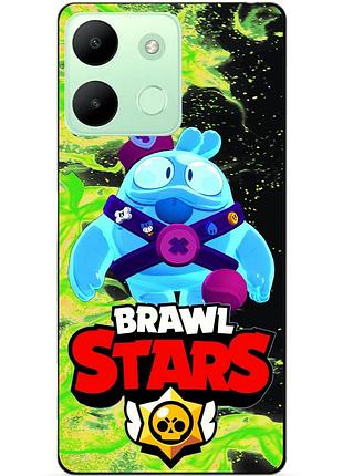 Силіконовий бампер чохол для infinix smart 7 hd з героєм бравл скуїк