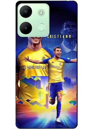 Силіконовий чохол бампер для infinix smart 7 hd з малюнком роналдо аль наср ronaldo