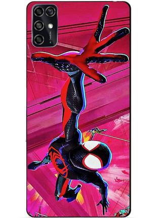 Силіконовий чохол бампер для zte blade v2020 smart з малюнком spider man людина-павук