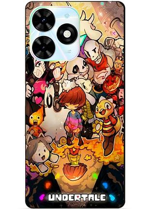 Силіконовий чохол бампер для infinix smart 8 plus (x6526) з малюнком андертейл undertale