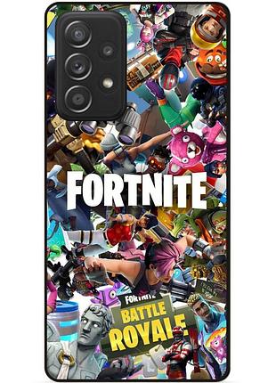 Чехол силиконовый бампер для samsung a23 с картинкой fortnite фортнайт