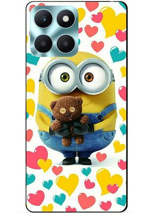 Силіконовий чохол бампер для huawei honor x6a з малюнком міньйон боб minion