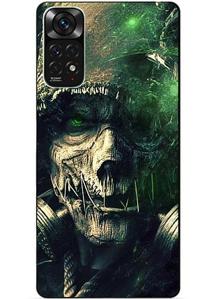 Силиконовый чехол бампер для xiaomi redmi note 11s / note 11 с рисунком сталкер пугало джо́натан крейн бэтмен