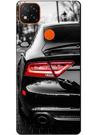 Чехол силиконовый бампер для xiaomi redmi 9c с рисунком audi ауди машина авто