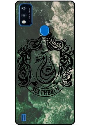 Чохол силіконовий бампер для zte blade a51 з малюнком слизерин slytherin гаррі поттер harry potter