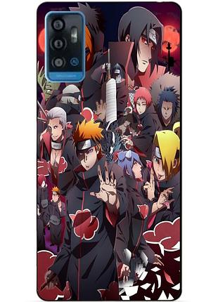 Чехол силиконовый бампер для zte blade a71 с рисунком наруто naruto аниме