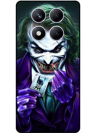 Силіконовий бампер чохол для xiaomi poco x7 з малюнком joker джокер