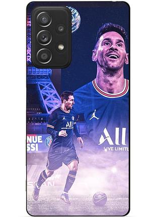 Силіконовий чохол бампер для samsung a32 з малюнком messi psg мессі