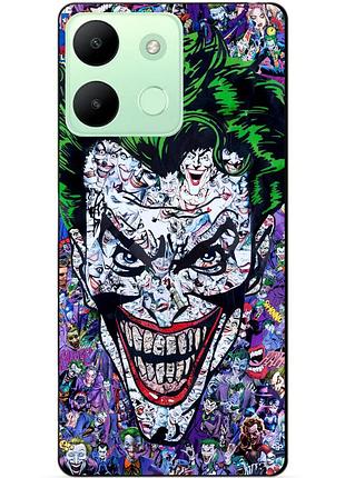 Чехол силиконовый бампер для infinix smart 7 hd с рисунком джокер joker