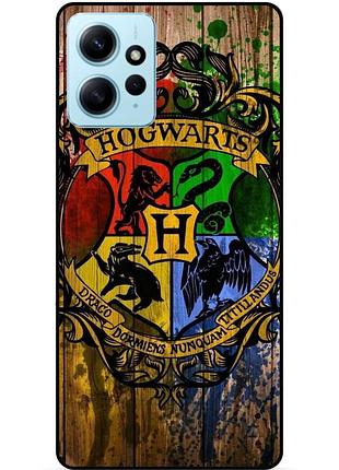 Силиконовый бампер чехол для xiaomi redmi note 12 с рисунком hogwarts хогвартс гарри поттер harry potter