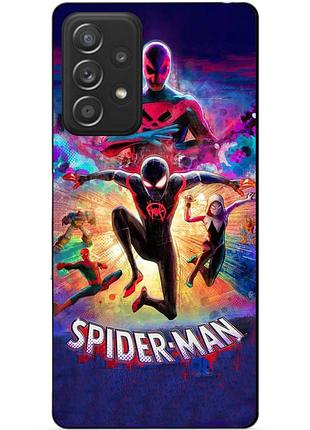 Чехол силиконовый бампер для samsung a32 spider man человек паук майлз моралес