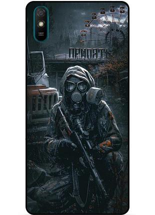 Силіконовий бампер чохол для huawei y5 2019 з малюнком stalker сталкер
