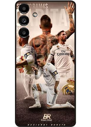 Силіконовий чохол бампер для samsung s22 з малюнком sergio ramos серхио рамос real madrid