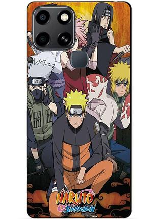 Силіконовий чохол бампер для infinix smart 6 з малюнком naruto наруто аніме