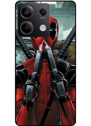 Силіконовий бампер чохол для xiaomi redmi note 13 5g з малюнком дедпул deadpool