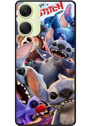 Силіконовий бампер чохол для samsung a04 з картинкою стіч stitch