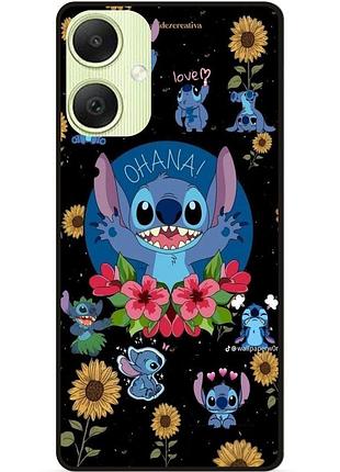 Силіконовий бампер чохол для samsung a04e з картинкою стіч stitch