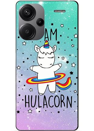 Силіконовий чохол бампер для xiaomi redmi note 13 pro plus 5g з малюнком єдиноріг поні