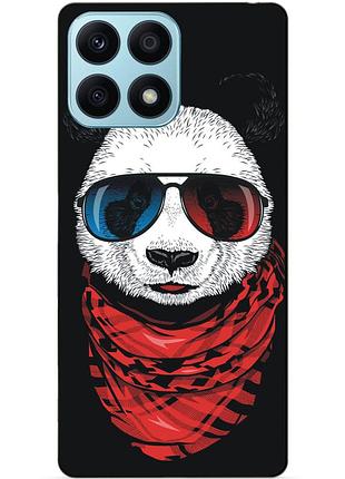 Силіконовий чохол бампер для huawei honor x8a з малюнком панда