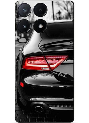 Чехол силиконовый бампер для motorola moto g75 с рисунком audi ауди машина авто