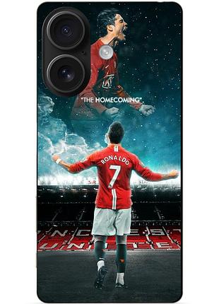 Силіконовий чохол бампер для iphone 16 з малюнком роналдо мю ronaldo