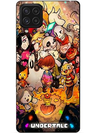 Чехол силиконовый бампер для samsung a12 с рисунком андертейл undertale