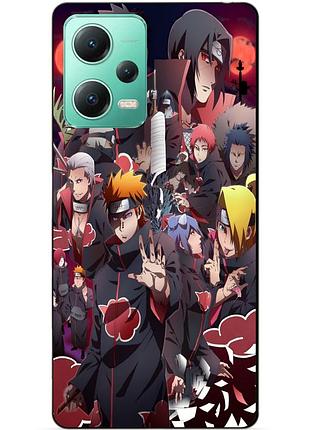 Силіконовий чохол бампер для xiaomi redmi note 12 5g з малюнком наруто naruto аніме