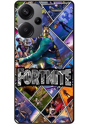 Силіконовий чохол бампер для xiaomi redmi note 13 pro plus 5g з картинкою фортнайт fortnite