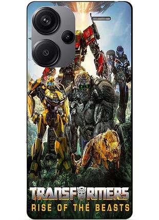 Силіконовий чохол бампер для xiaomi redmi note 13 pro plus 5g зверобати трансформери transformers