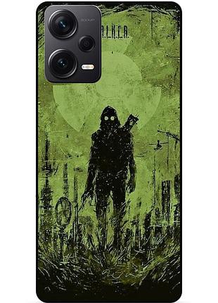 Силіконовий бампер чохол для xiaomi redmi note 12 pro 5g з малюнком stalker сталкер