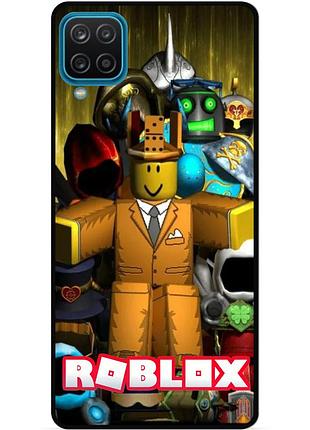 Силиконовый чехол для samsung m12 с рисунком roblox роблокс