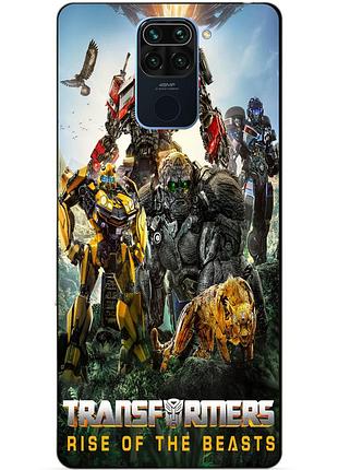 Силіконовий чохол бампер для xiaomi redmi note 9 зверобати трансформери transformers