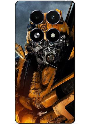 Чехол силиконовый бампер для realme 13+ plus 5g с рисунком бамблби bumblebee трансформеры