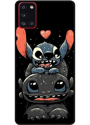 Силіконовий бампер чохол для samsung a02s з малюнком stitch стіч
