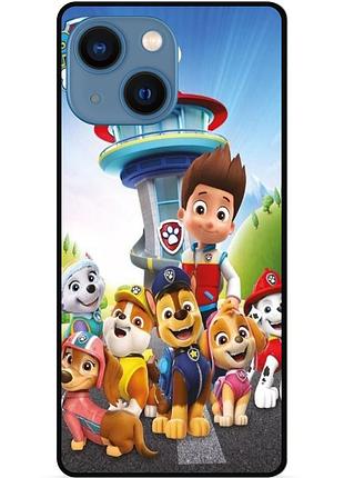 Силиконовый чехол для iphone 14 щенячий патруль