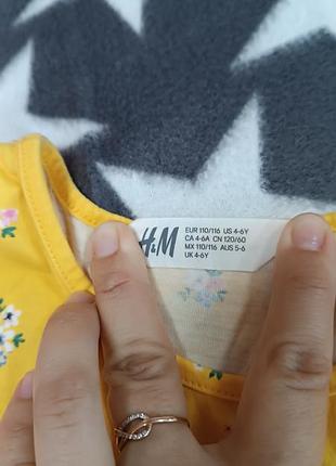 H&amp;m платье 4-6р. 3