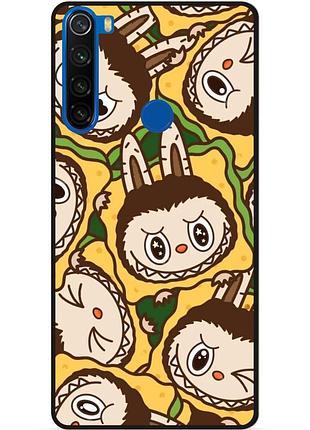 Чехол силиконовый бампер для xiaomi redmi note 8 лабубу labubu