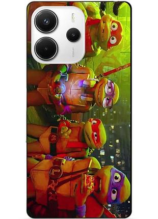 Силіконовий чохол бампер для xiaomi redmi note 14 черепашки ніндзя