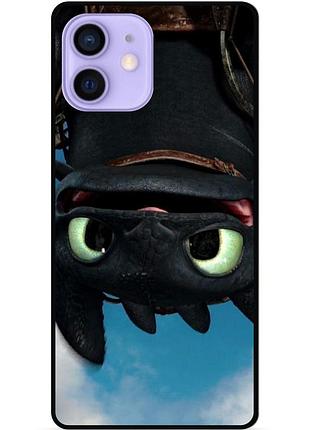 Чехол силиконовый для iphone 12 с картинкой как приручить дракона dragon