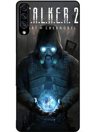 Силіконовий бампер чохол для samsung m20 з малюнком stalker сталкер